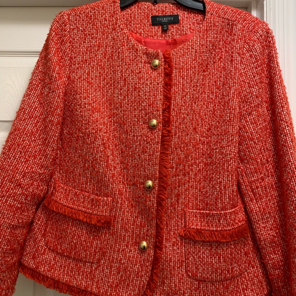 Red Talbots Blazer